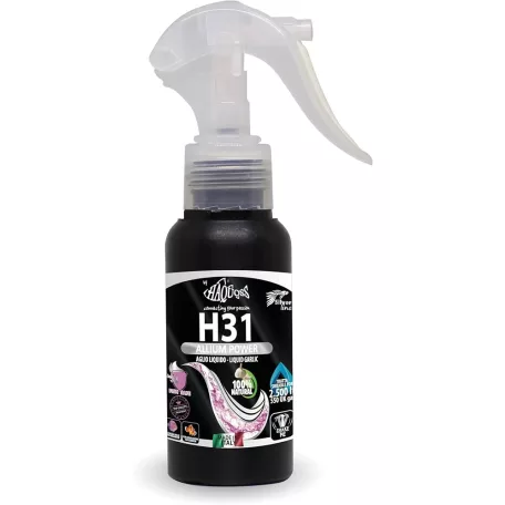 Haquoss | H31 Allium Power | 100% természetes fokhagyma-kivonat díszhalak étvágyának serkentésére és immunerősítésére – 100 ml