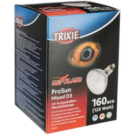 Trixie | ProSun Mixed D3 Tungsten Lamp | UV-B higanygőz izzó terráriumokhoz – 160 W
