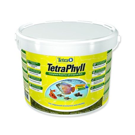 Tetra | Phyll Flakes | Lemezes táplálék | Díszhalak számára - 10 liter