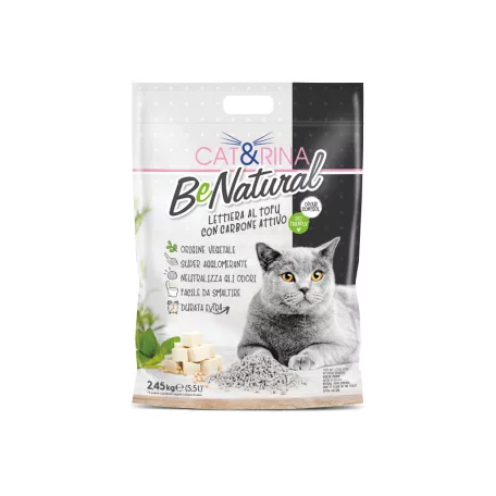 CAT+RINA tofu macskaalom aktív szénnel 5,5 l