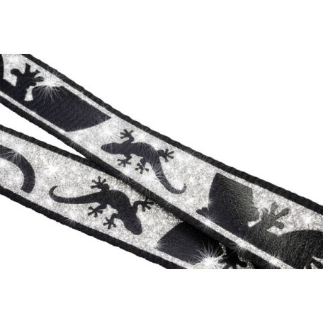 BlueBug | Nyakbaakasztó kulcstartó | Gekkó minás | ezüst-fekete