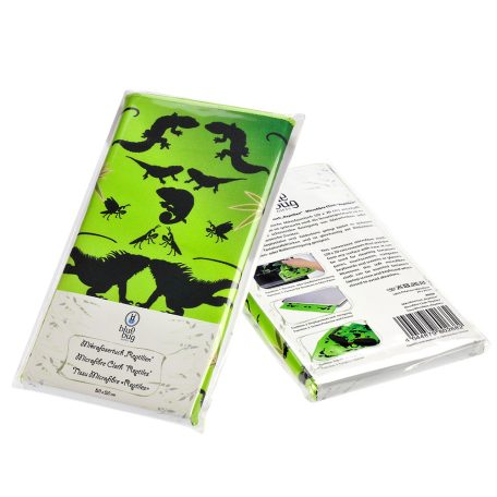 BlueBug Mikroszálas törlőkendő | Hüllő mintával - zöld