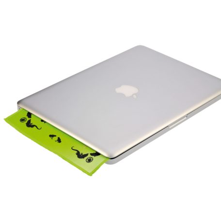 BlueBug Mikroszálas törlőkendő | Hüllő mintával - zöld