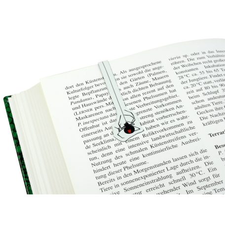 BlueBug | Mágneses kétoldalas könyvjelző - Fekete özvegy