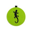 BlueBug | Filc poháralátét gekkó mintával - zöld - 4db