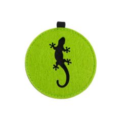 BlueBug | Filc poháralátét gekkó mintával - zöld - 4db