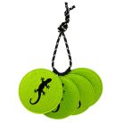 BlueBug | Filc poháralátét gekkó mintával - zöld - 4db