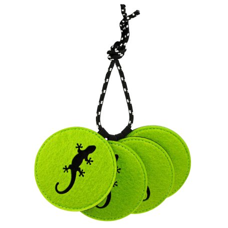 BlueBug | Filc poháralátét gekkó mintával - zöld - 4db