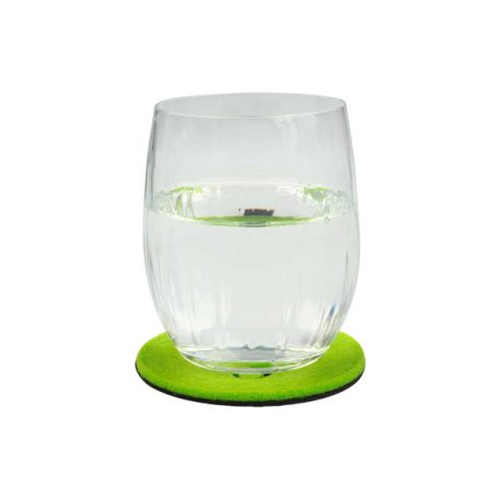 BlueBug | Filc poháralátét gekkó mintával - zöld - 4db