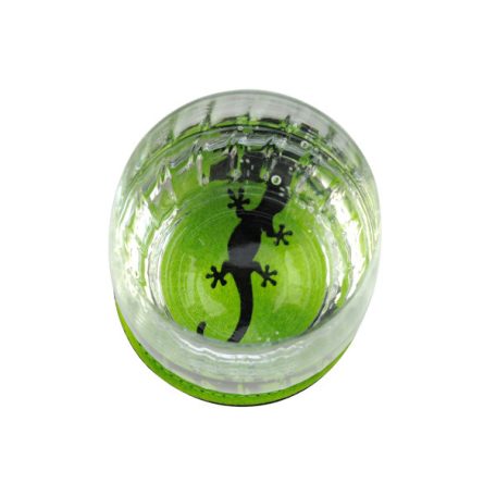 BlueBug | Filc poháralátét gekkó mintával - zöld - 4db