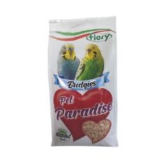   Fiory | Budgies, Pet Paradise | Teljes értékű eleség, hullámos papagáj részére - 1 Kg