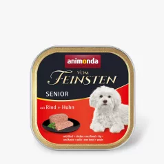    Animonda | Vom Feinsten Senior (marha,csirke) alutálkás eledel felnőtt kutyák részére - 150g