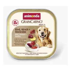   Animonda | GranCarno Adult Country | szarvas, marha és karórépa alutálcás nedves eledel felnőtt kutyáknak – 150 g