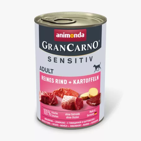 Animonda | GranCarno Sensitiv Adult (marha,burgonya) konzerv - Felnőtt kutyák részére - 400g