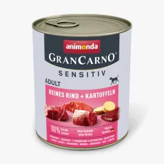   Animonda | GranCarno Sensitiv Adult (marha,burgonya) konzerv - Felnőtt kutyák részére - 800g