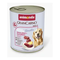   Animonda | GranCarno Adult Sensitiv | marha és burgonya konzerv felnőtt kutyáknak – 800 g