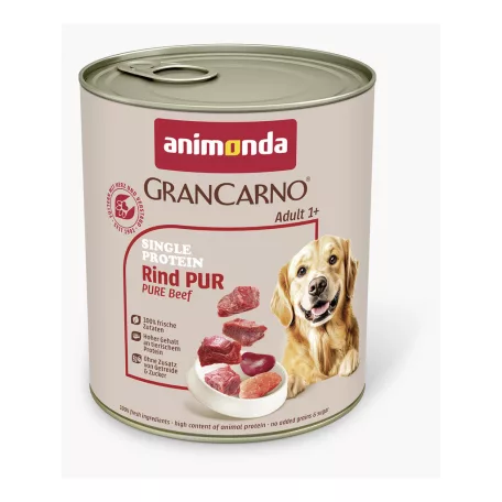 Animonda | GranCarno Adult Single Protein | marha konzerv felnőtt kutyáknak – 800 g