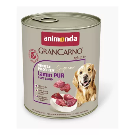 Animonda | GranCarno Adult Single Protein | bárány konzerv felnőtt kutyáknak – 800 g