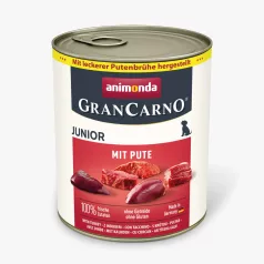   Animonda | GranCarno with turkey Junior (pulykával) nedves eledel  kölyök kutyák részére - 800g