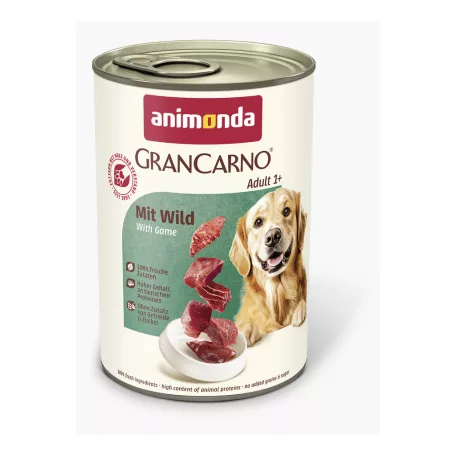 Animonda | GranCarno Adult | marha és vad konzerv felnőtt kutyáknak – 400 g