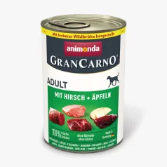   Animonda | GranCarno beef + deer with apple Adult (marha, szarvas+alma) konzerv felnőtt kutyák részére - 400g