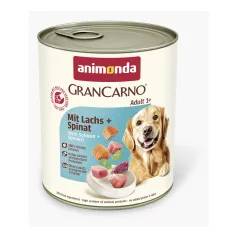   Animonda | GranCarno Adult | lazac és spenót konzerv felnőtt kutyáknak – 800 g