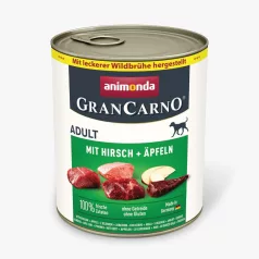   Animonda | GranCarno beef + deer with apple Adult (marha, szarvas+alma) konzerv felnőtt kutyák részére - 800g