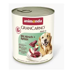   Animonda | GranCarno Adult | sertés, szarvas és alma konzerv felnőtt kutyáknak – 800 g
