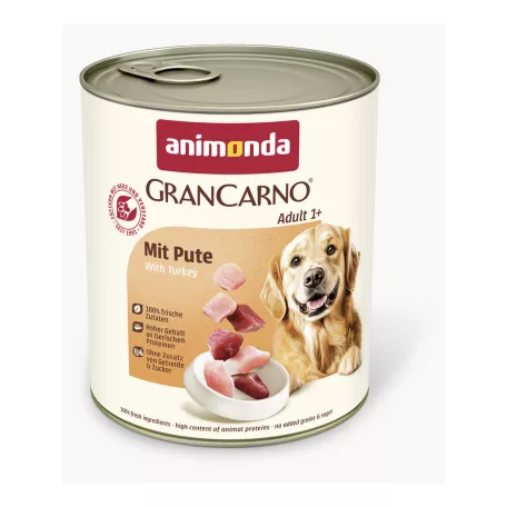 Animonda | GranCarno Adult | pulyka konzerv felnőtt kutyáknak – 800 g