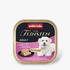   Animonda | Vom Feinsten Gourmet (csirke,tojás,sonka) alutálkás eledel felnőtt kutyák részére - 150g