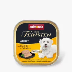   Animonda | Vom Feinsten Gourmet (marha,tojás,sonka) alutálkás eledel felnőtt kutyák részére - 150g