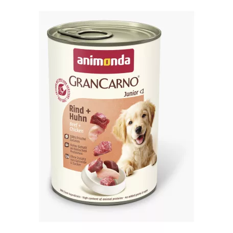 Animonda | GranCarno Junior | marha és csirke konzerv kölyökkutyáknak – 400 g