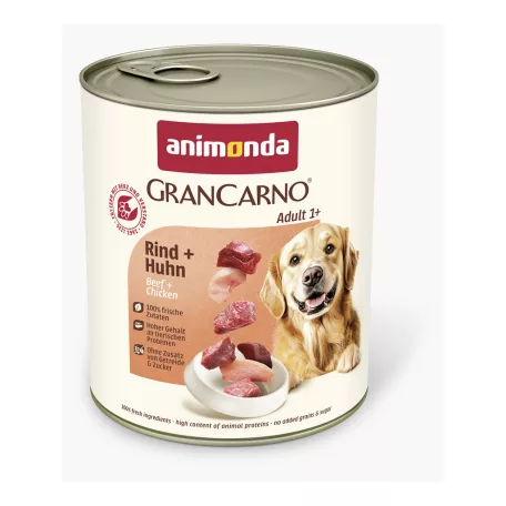 Animonda | GranCarno Adult | marha és csirke konzerv felnőtt kutyáknak – 800 g