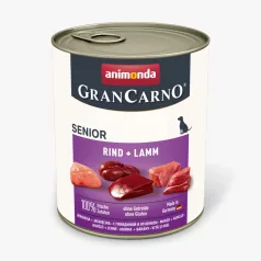   Animonda | GranCarno Senior (borjú,bárány) konzerv - Idős kutyák részére - 800g