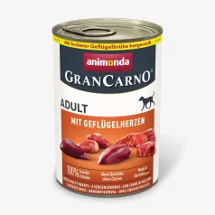   Animonda | GranCarno Adult (baromfi szív) konzerv - Felnőtt kutyák részére - 400g