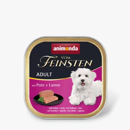 Animonda | Vom Feinsten Adult (pulyka,bárány) alutálkás - Felnőtt kutyák részére - 150g