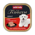 Animonda | Vom Feinsten Adult | marha és pulykaszív alutálcás nedves eledel felnőtt kutyáknak – 150 g