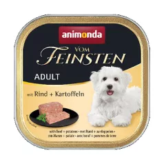   Animonda | Vom Feinsten Adult | marha és burgonya alutálcás nedves eledel felnőtt kutyáknak – 150 g