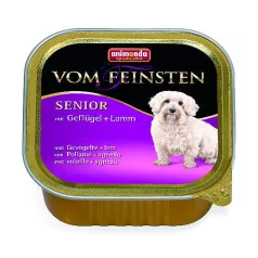   Animonda | Vom Feinsten Senior | baromfi és bárány alutálcás nedves eledel idős kutyáknak – 150 g
