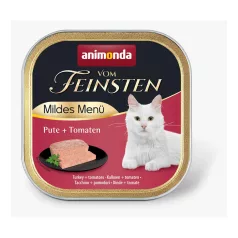   Animonda | Vom Feinsten Adult | pulyka és paradicsom alutálcás nedves eledel felnőtt macskáknak – 100 g