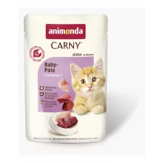   Animonda | Carny Junior | pástétom jellegű alutasakos nedves eledel kölyökmacskáknak – 85 g