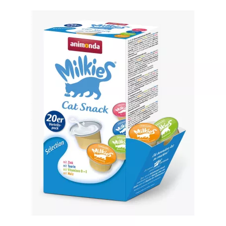 Animonda | Milkies Selection | tej macskaital felnőtt macskáknak – 20 × 15 g