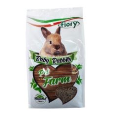   Fiory | Baby Rbbits, Pet Farm | Teljes értékű, kölyök nyúl eledel - 1 Kg