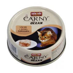   Animonda | Carny Ocean Adult | lazac és fiatal szardínia konzerv felnőtt macskáknak – 80 g