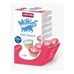   Animonda | Milkies Beauty | tejszín és cink macskaital felnőtt macskáknak – 20 × 15 g