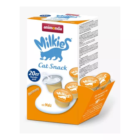 Animonda | Milkies Harmony | tejszín és maláta macskaital felnőtt macskáknak – 20 × 15 g