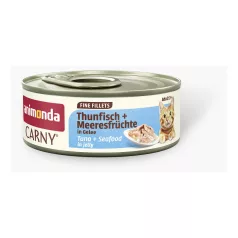   Animonda | Carny Adult | tonhal és tenger gyümölcsei zselés konzerv felnőtt macskáknak – 60 g
