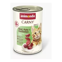   Animonda | Carny Adult | marha, pulyka és nyúl konzerv felnőtt macskáknak – 400 g