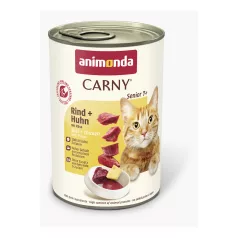   Animonda | Carny Senior | csirke, marha és sajt konzerv idős macskáknak – 400 g