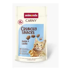   Animonda | Carny Crunchy | csirke és lazac jutalomfalat felnőtt macskáknak – 50 g